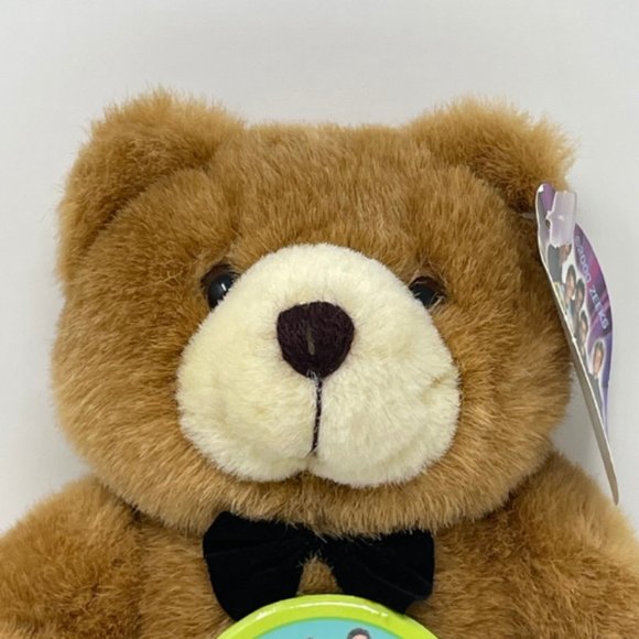 Vintage Y2K Stuffed Animal Plush NSYNC Bear Pin/Button 2000 Official Colllectabl - Picture 4 of 10